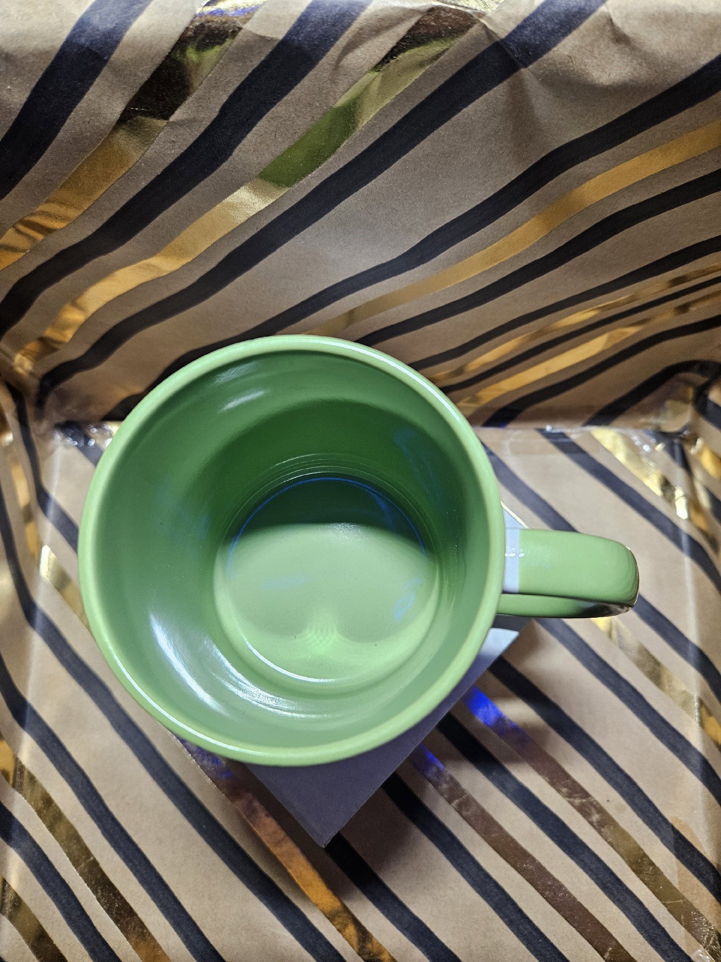 Green Furry Monster Print Ceramic Mug, Unbranded, One Size, New condition — preloved on SilentSale®