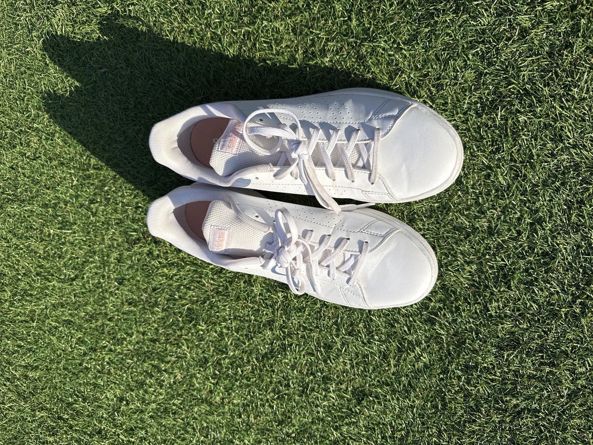 Adidas White Leather Trainers – UK 6, Adidas, 6, Excellent condition — preloved on SilentSale®