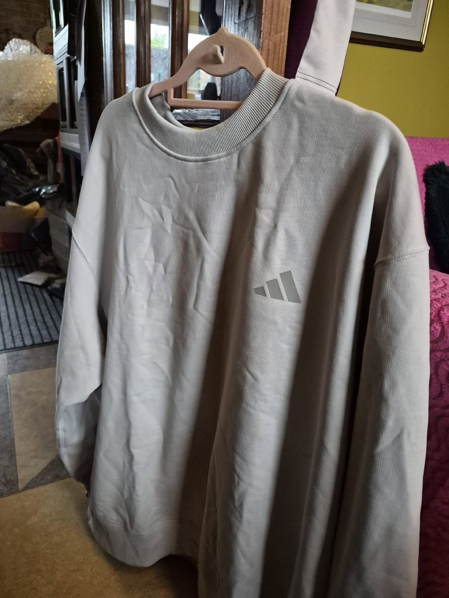 Adidas AMG Petronas Grey Sweatshirt, Adidas, XXL, New condition — preloved on SilentSale®