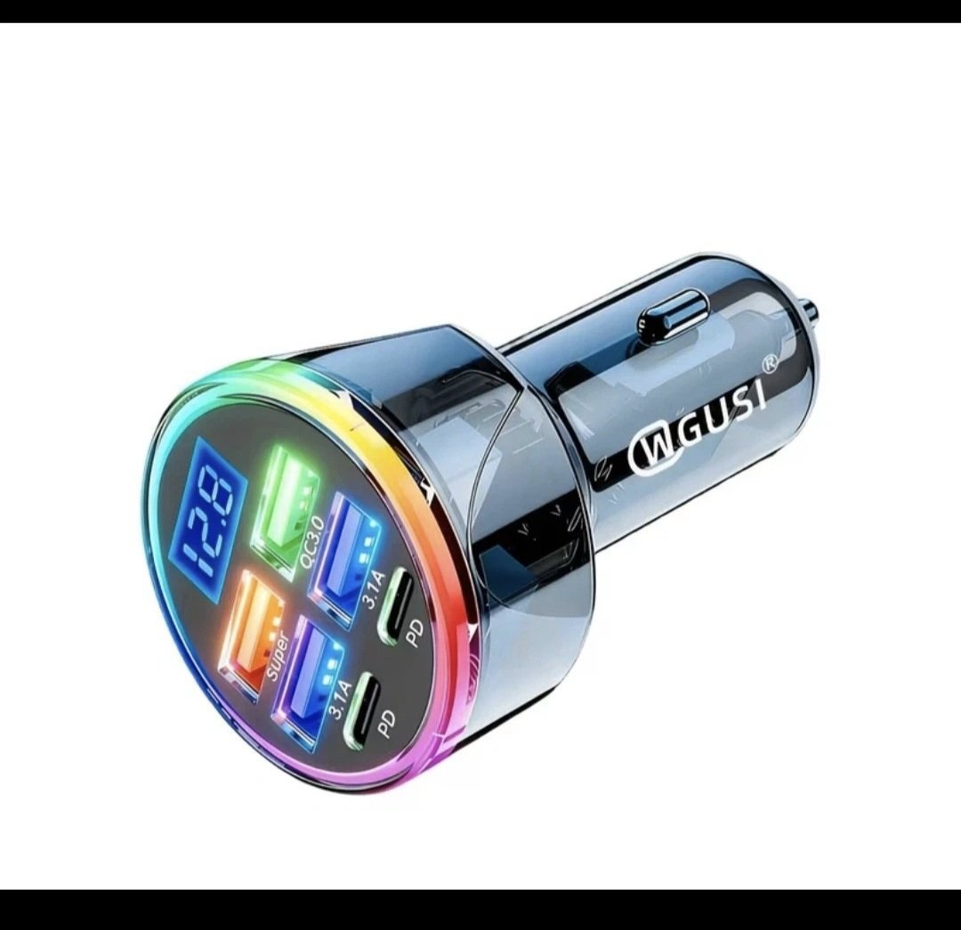 Car cigerette lighter phone charger, Wgusi, One Size, New condition — preloved on SilentSale®