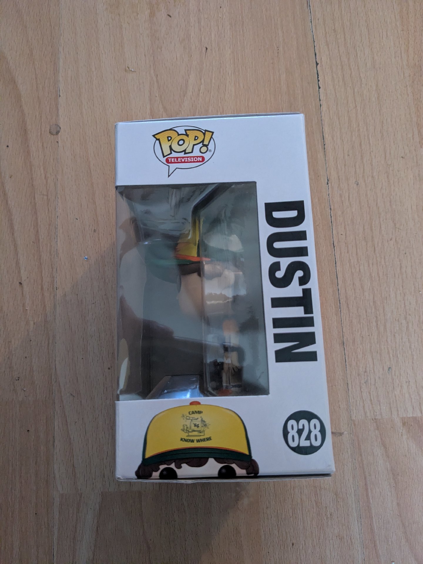 Funko Pop Stranger Things Dustin Vinyl Figure #828 Special Edition, Funko, Small, New condition — preloved on SilentSale®