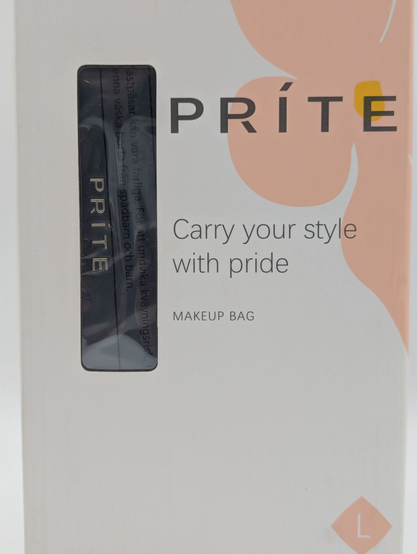 Prite Black Cosmetic Makeup Bag with Handle, Prite, One Size, New condition — preloved on SilentSale®