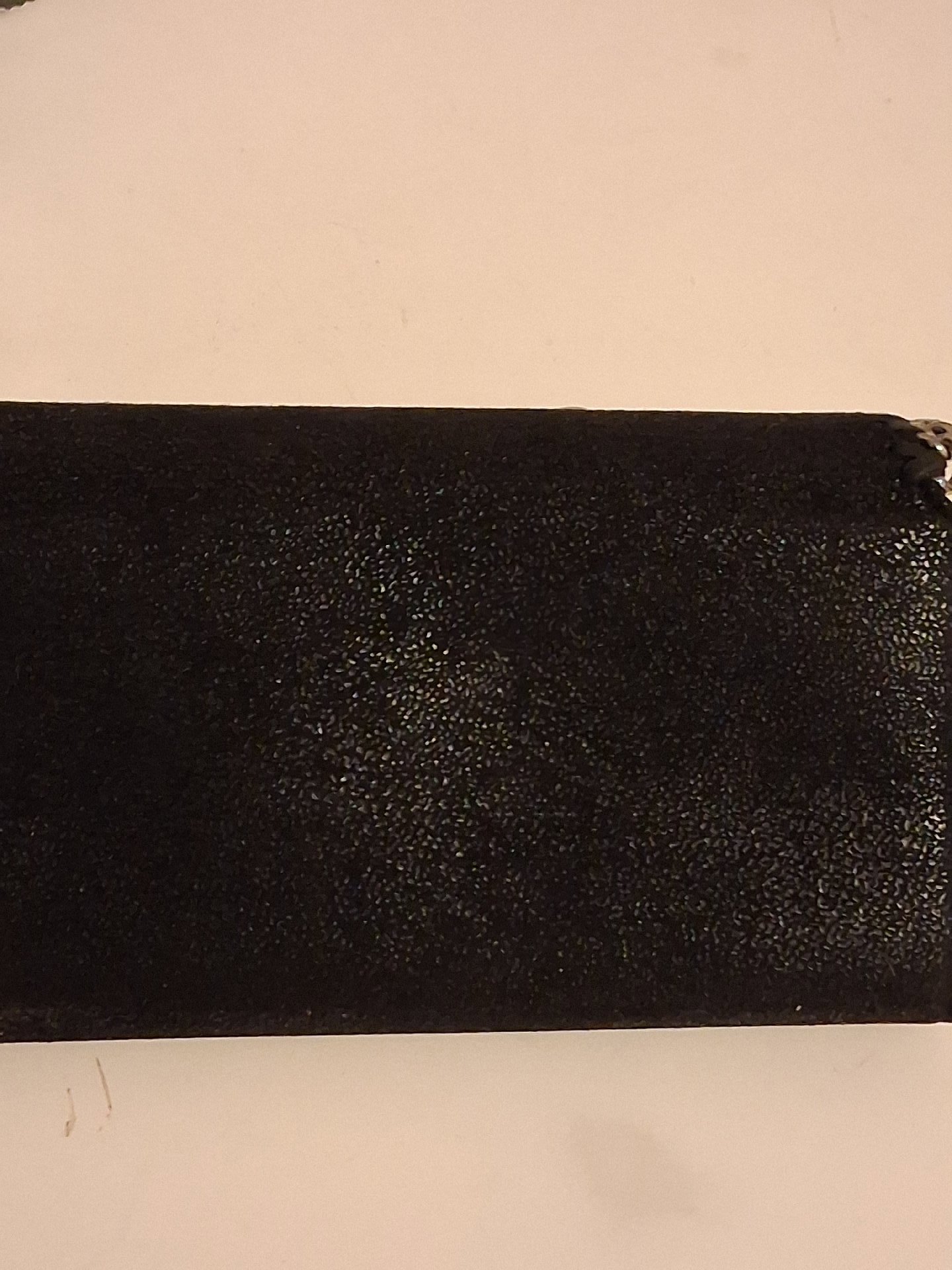 Stella McCartney Black Faux Leather Chain Detail Wallet, Stella McCartney, Medium, Excellent condition — preloved on SilentSale®