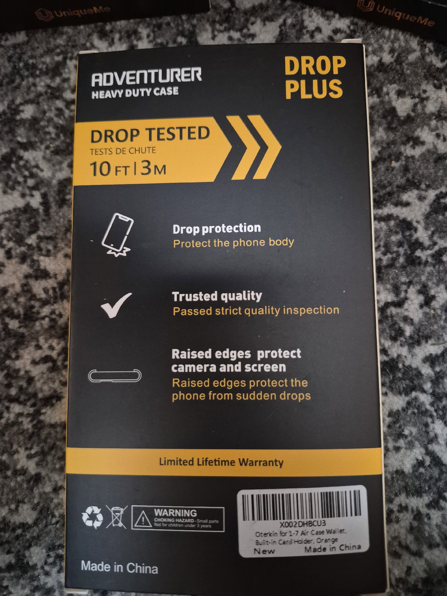 Adventurer Heavy Duty Orange Phone Case for iPhone 17 Air, Adventurer, iPhone 17 Air, New condition — preloved on SilentSale®
