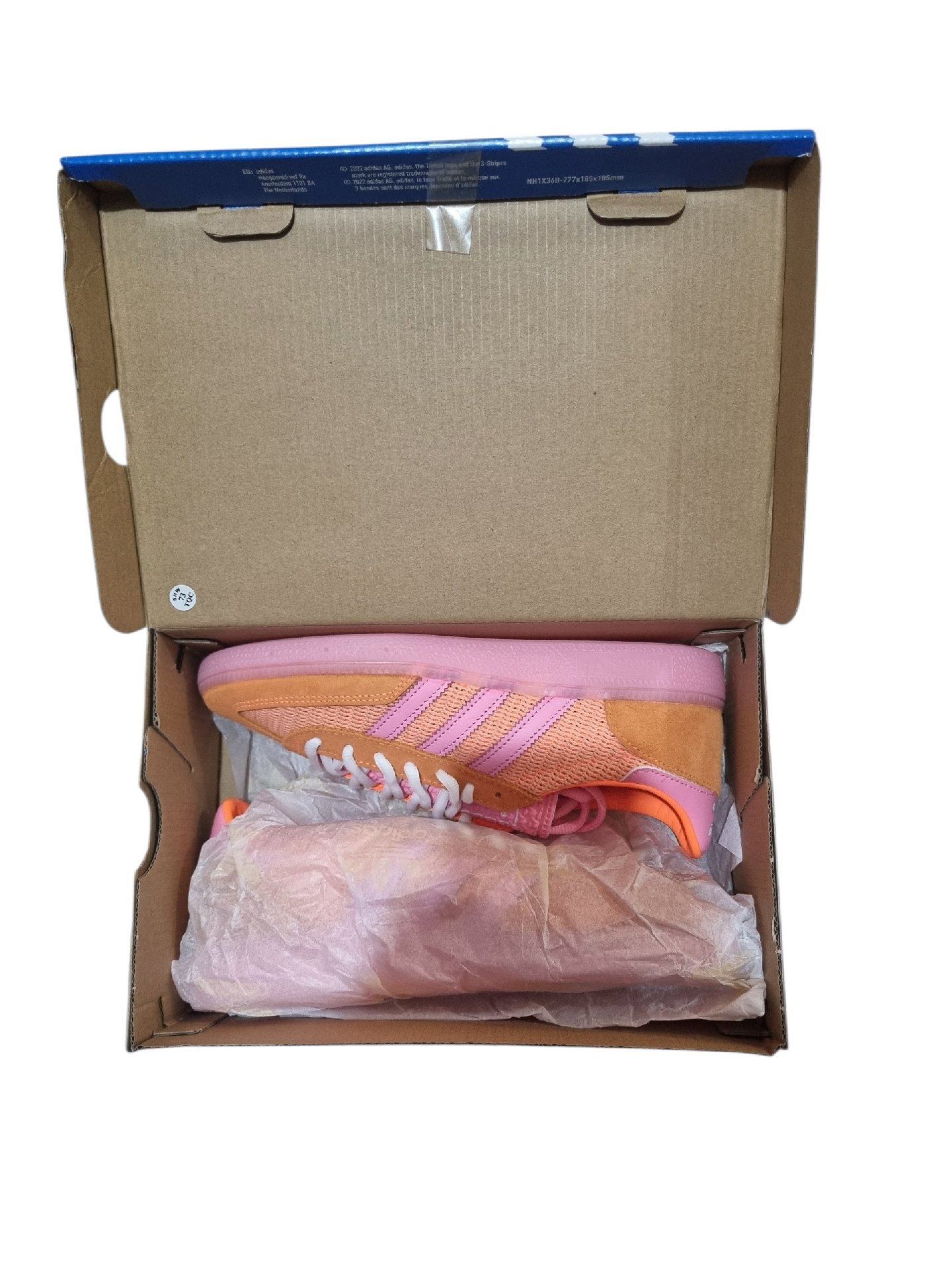 Adidas Handball Spezial Orange Pink Trainers – UK 6, Adidas, 6, New condition — preloved on SilentSale®