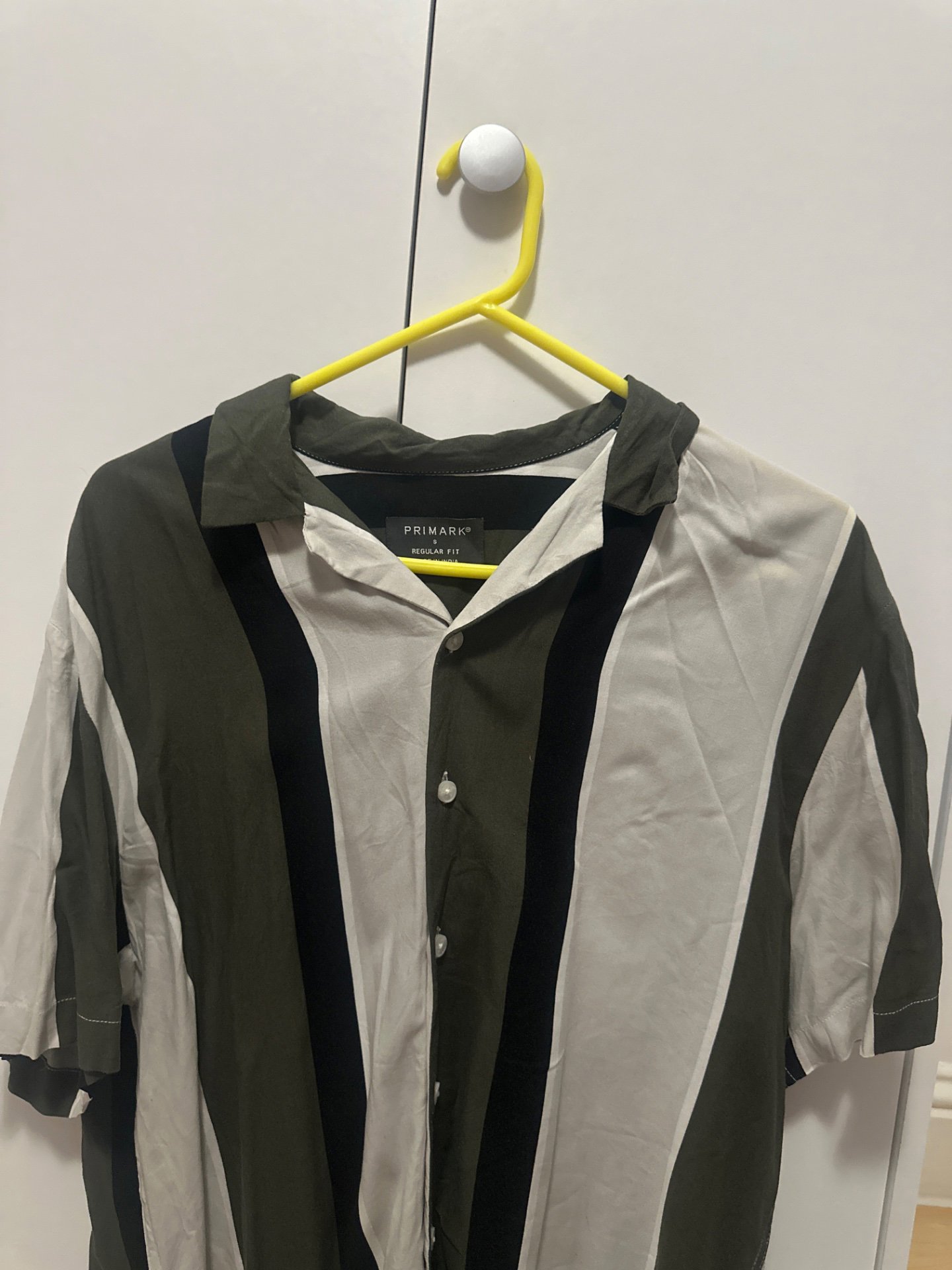 Primark Vertical Stripe Short Sleeve Shirt – Size XL, Primark, XL, Excellent condition — preloved on SilentSale®