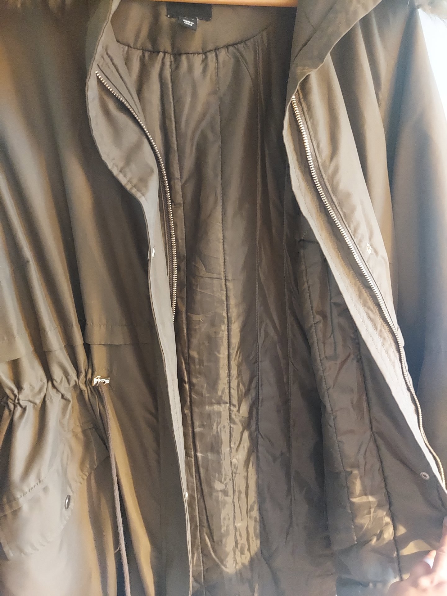 New Look Curves Brown Faux Fur Hooded Parka Coat – UK 20, New Look, 20, Excellent condition — preloved on SilentSale®