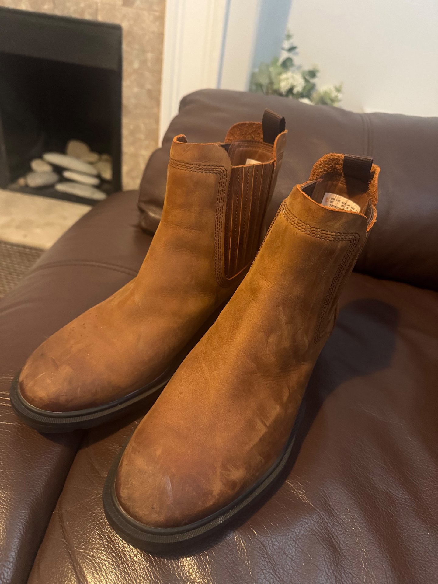 Timberland Brown Nubuck Chelsea Boots – UK 7 / EU 40, Timberland, 7, Good condition — preloved on SilentSale®