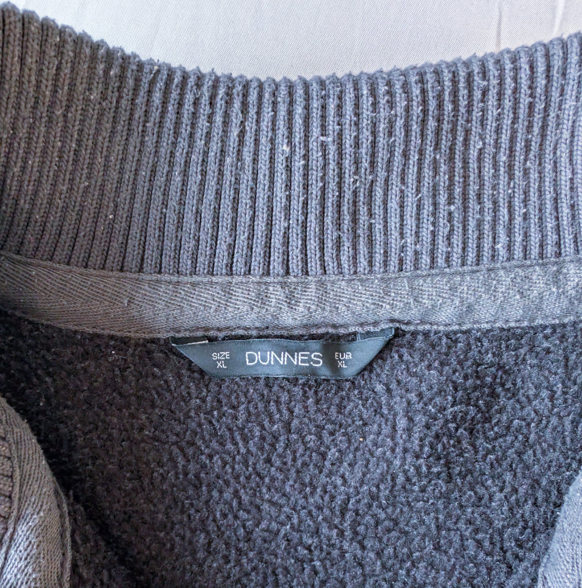 Dunnes Charcoal Grey Fleece Zip-Up Jacket XL, Dunnes, XL, Excellent condition — preloved on SilentSale®