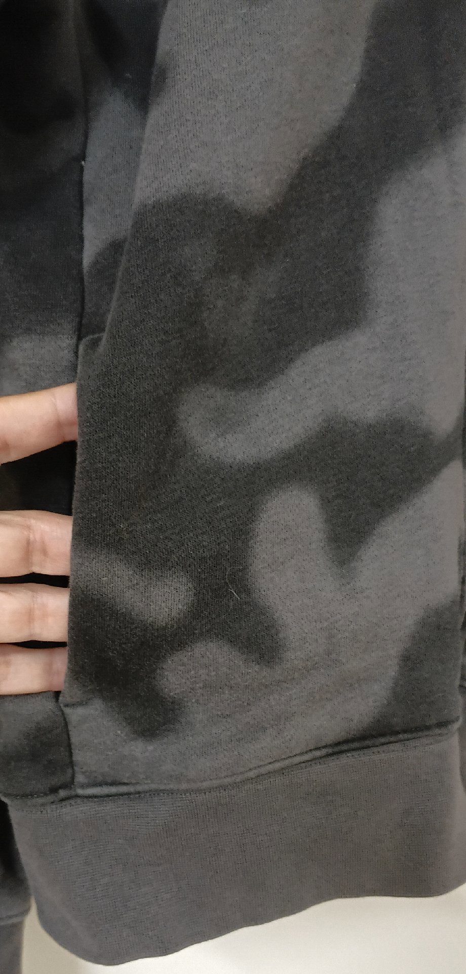 Jordan Boys Grey Camouflage Zip Hoodie – 12-13 Years, Jordan, 12-13 years, Excellent condition — preloved on SilentSale®