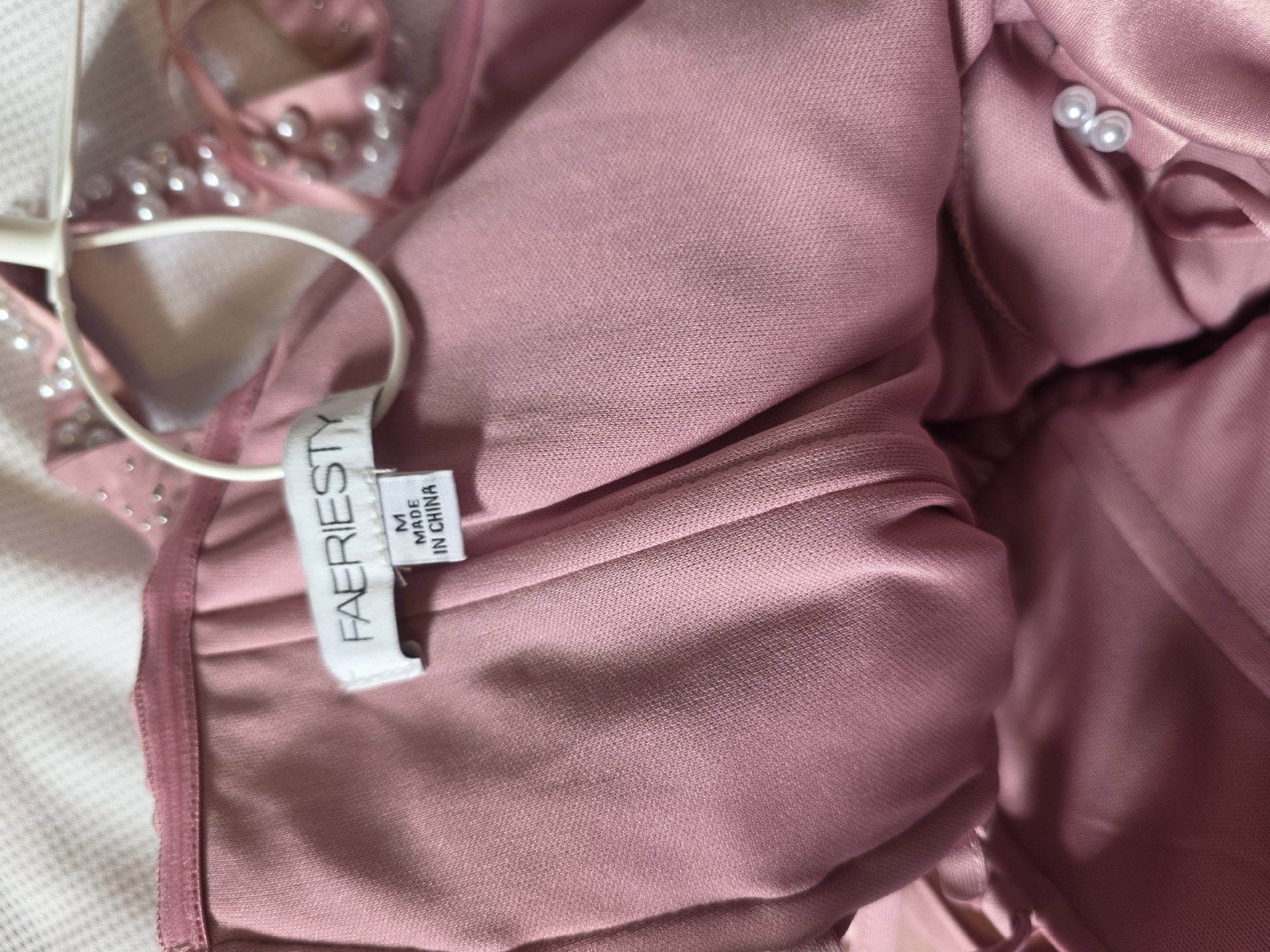 Faeriesty Elegant Women's Light Rose Formal Dress, faeriesty, M, New condition — preloved on SilentSale®