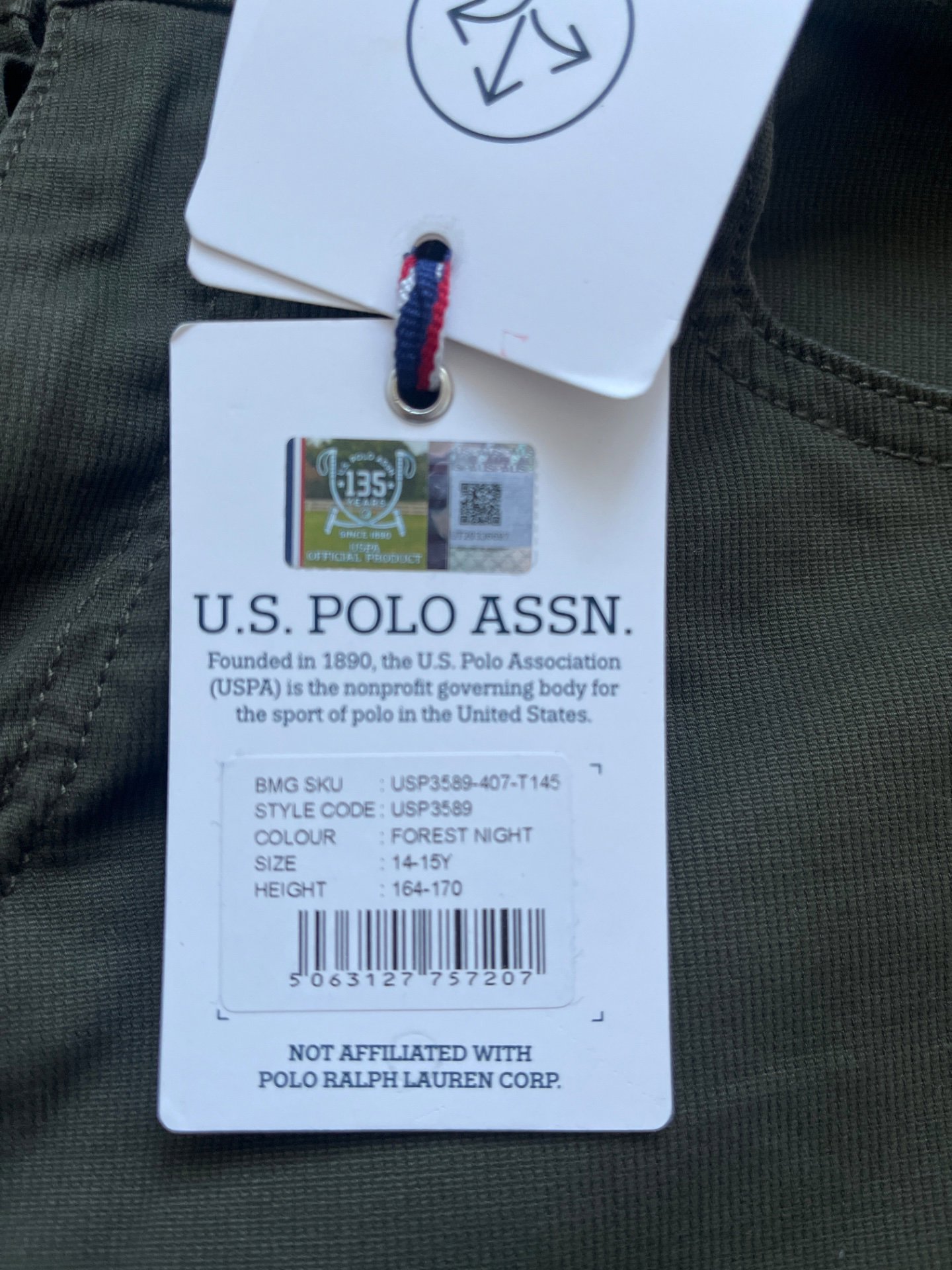 U.S polo assn Classic Fit Trousers, U.S. Polo Assn, 14-15 years, New condition — preloved on SilentSale®