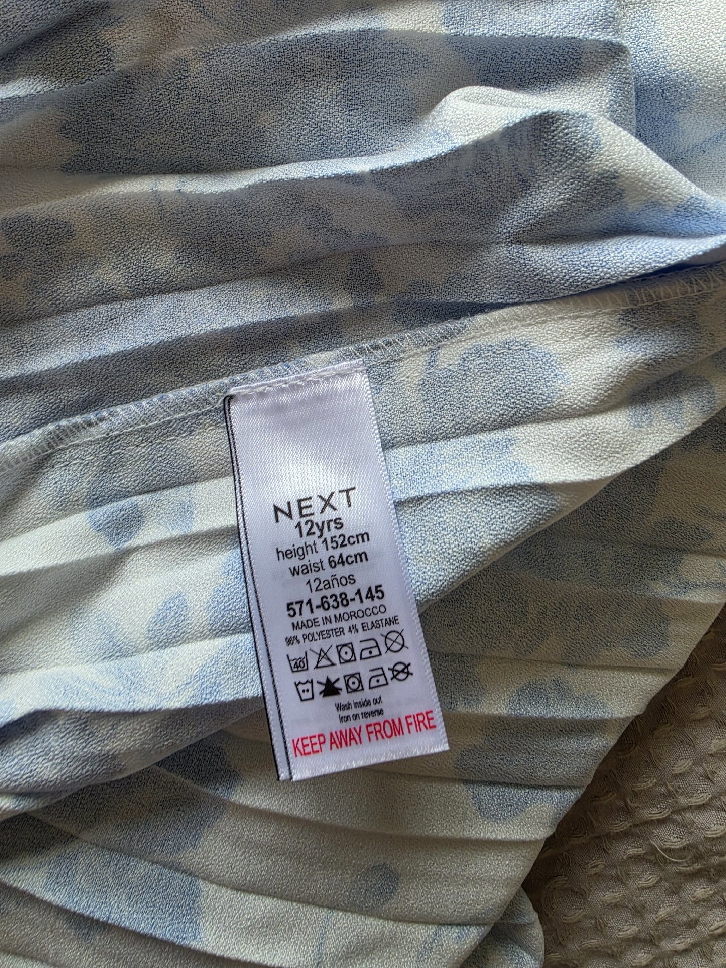 Next Girls Blue Floral Cold Shoulder Maxi Dress – 12 Years, Next, 12 years, New condition — preloved on SilentSale®