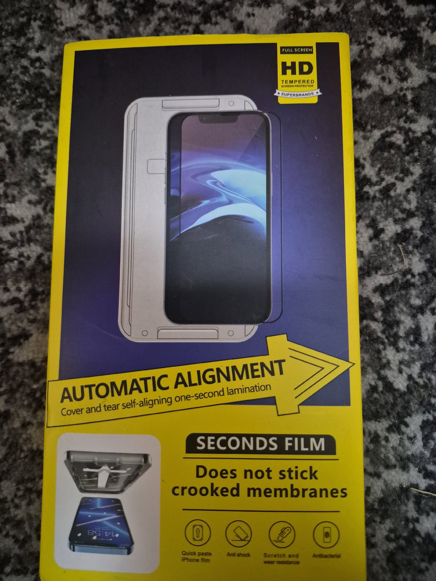 Olycism Tempered Glass Screen Protector for iPhone 16 Pro Max, Olycism, iPhone 16 Pro Max, New condition — preloved on SilentSale®
