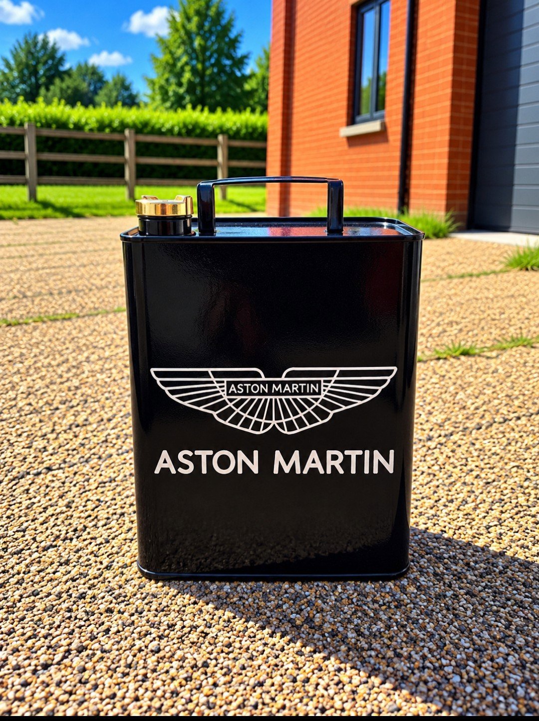 New Reproduction Aston Martin Metal Petrol Can – Garage, Mancave Decor, Aston Martin, Medium, New condition — preloved on SilentSale®