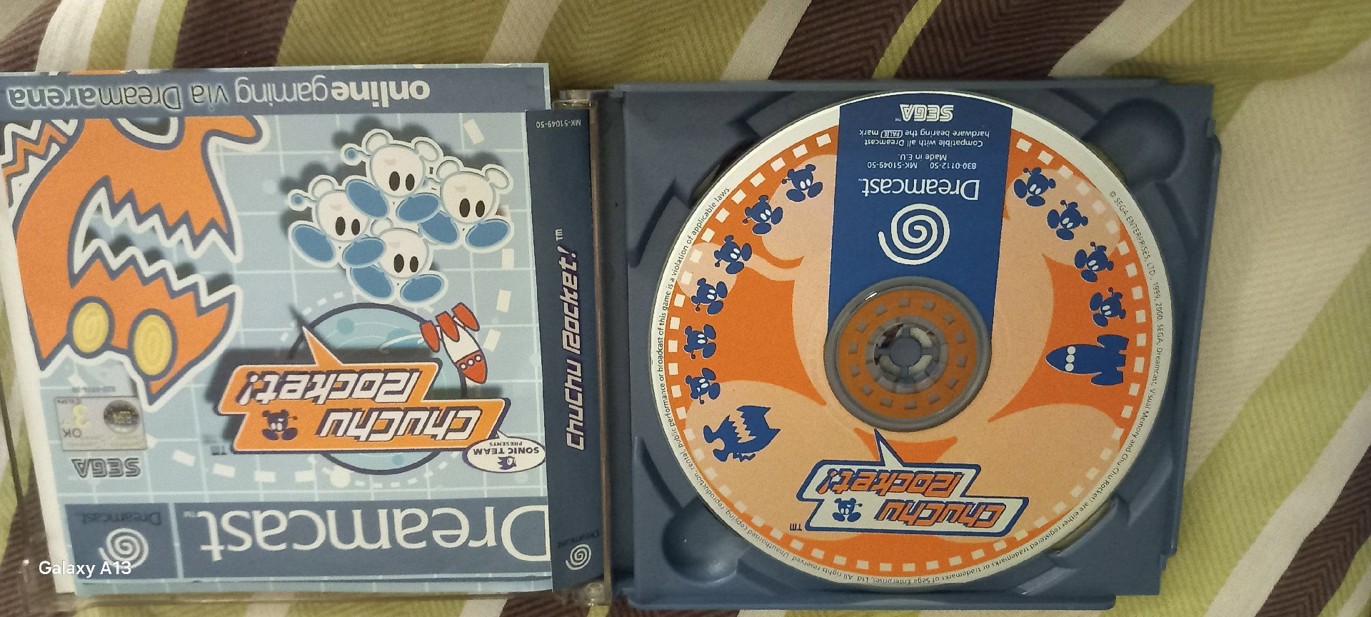 Sega Dreamcast ChuChu Rocket! Game Disc and Case, Sega, 256GB, Excellent condition — preloved on SilentSale®