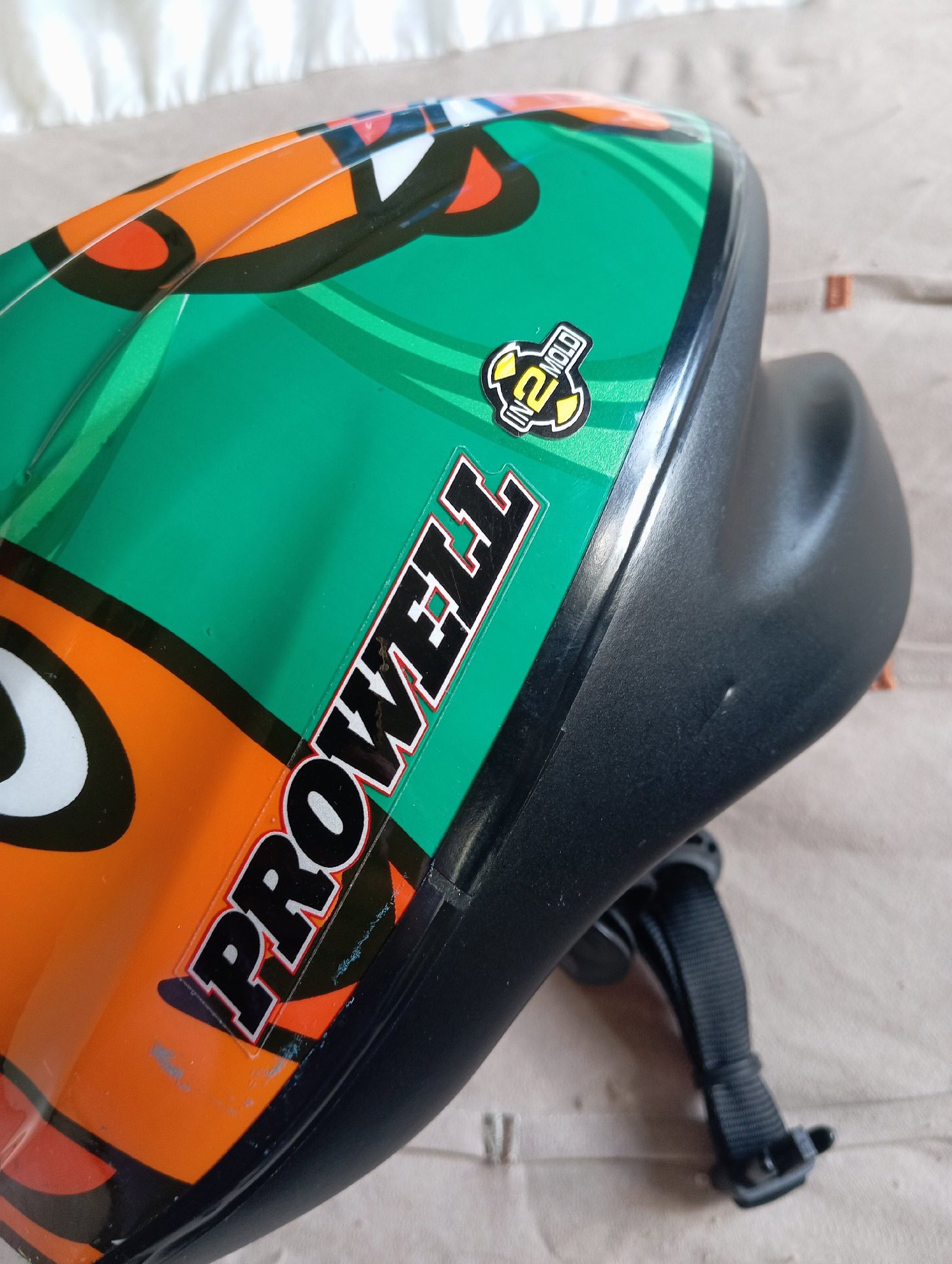 Prowell Green and Orange Bike Helmet – Size S, Prowell, S, Excellent condition — preloved on SilentSale®