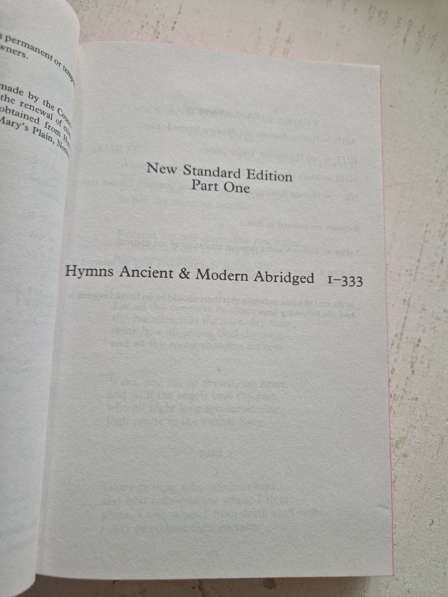 Hardcover hymnal book titled 'Hymns Ancient & Modern New Standard' published by Hymns Ancient and Modern editorial board, Unbranded, Hardback, Excellent condition — preloved on SilentSale®