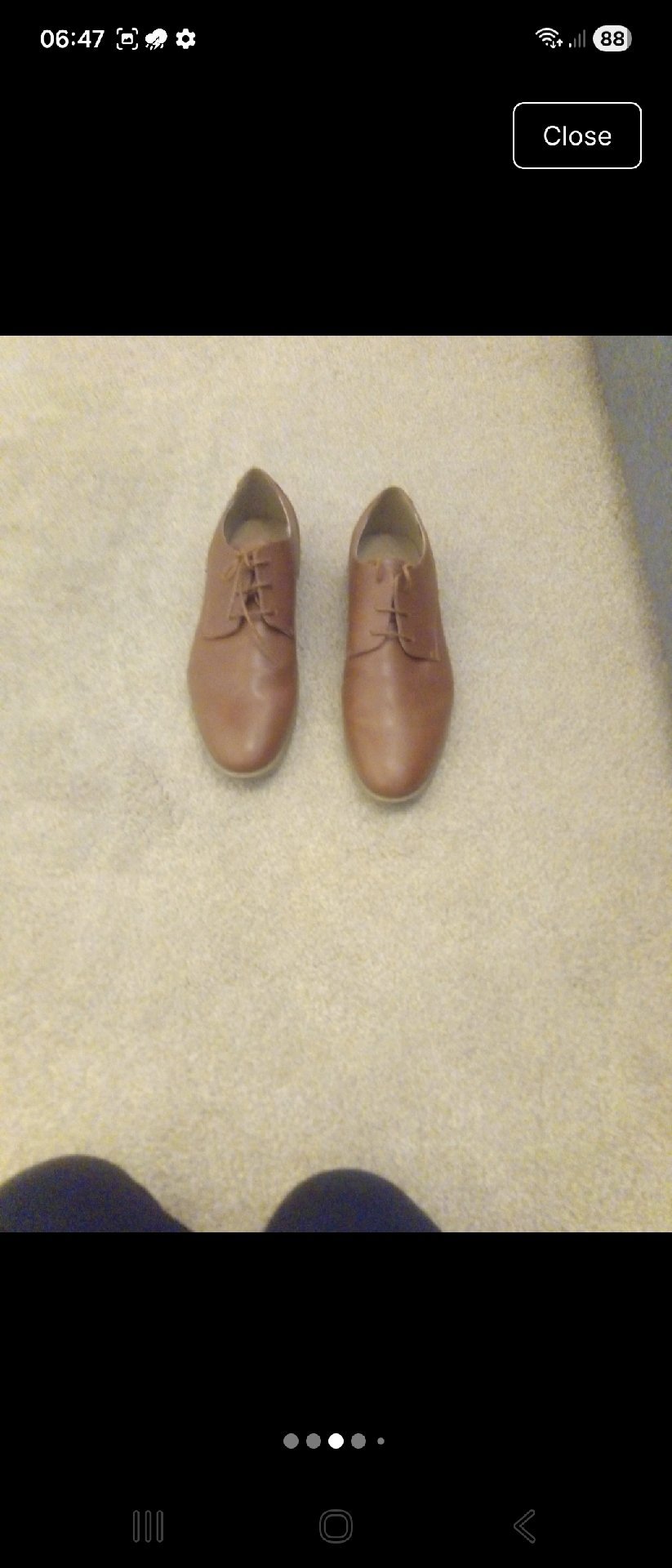 Threadbare Brown Leather Lace-Up Shoes, Threadbare, 11, New condition — preloved on SilentSale®