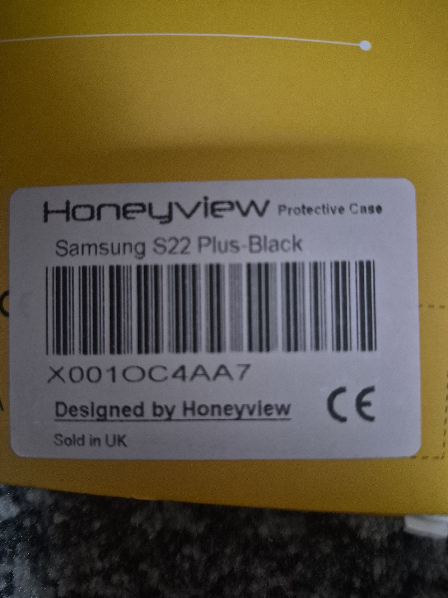 Honeyview Samsung S22 Plus Black Protective Phone Case, Honeyview, Samsung S22 Plus, New condition — preloved on SilentSale®