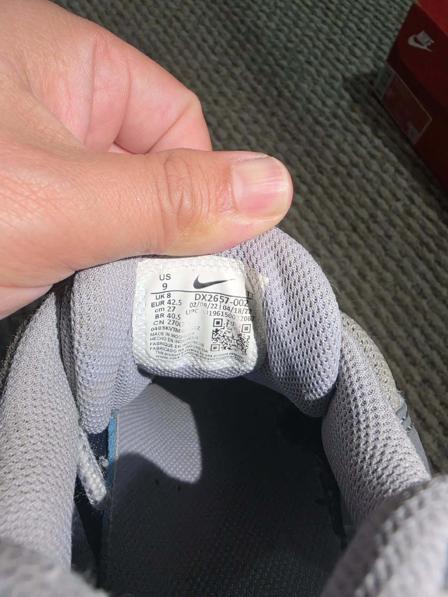 Nike Air Max 95 Essential Grey Trainers, Nike, 8, Good condition — preloved on SilentSale®
