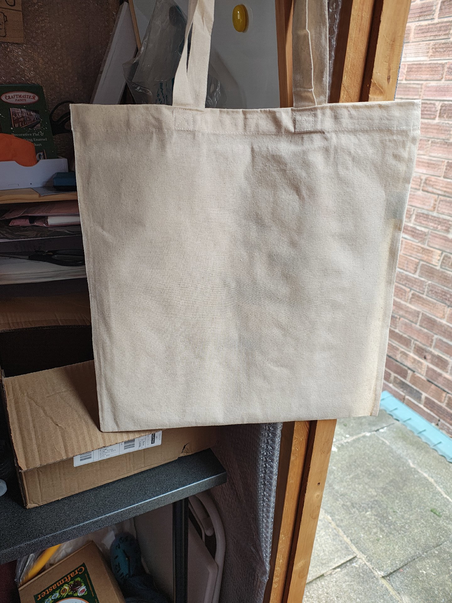 Canvas Tote Bag with fun design , Unbranded, Tote, New condition — preloved on SilentSale®