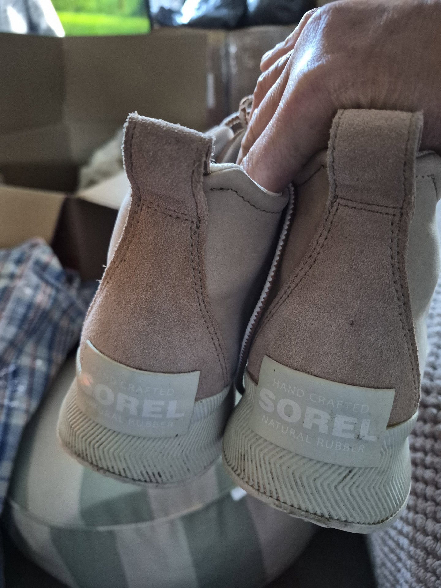 Sorel Women's Beige and White Duck Boots – UK 7, Sorel, 7, Excellent condition — preloved on SilentSale®