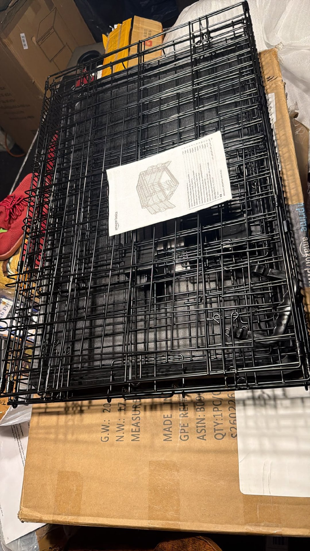 brand new dog cage , Amazon Basics, 30 in, New condition — preloved on SilentSale®