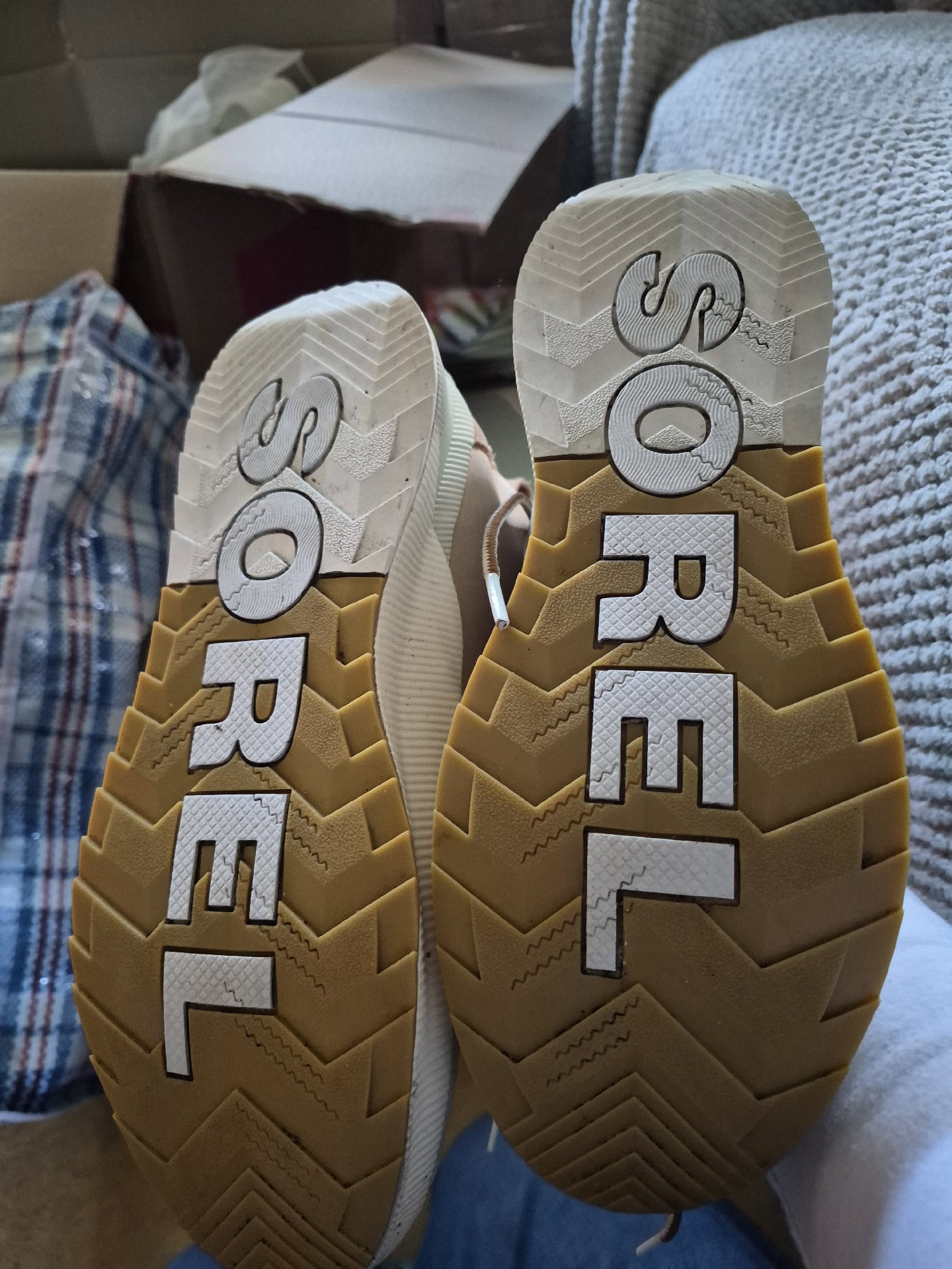 Sorel Women's Beige and White Duck Boots – UK 7, Sorel, 7, Excellent condition — preloved on SilentSale®