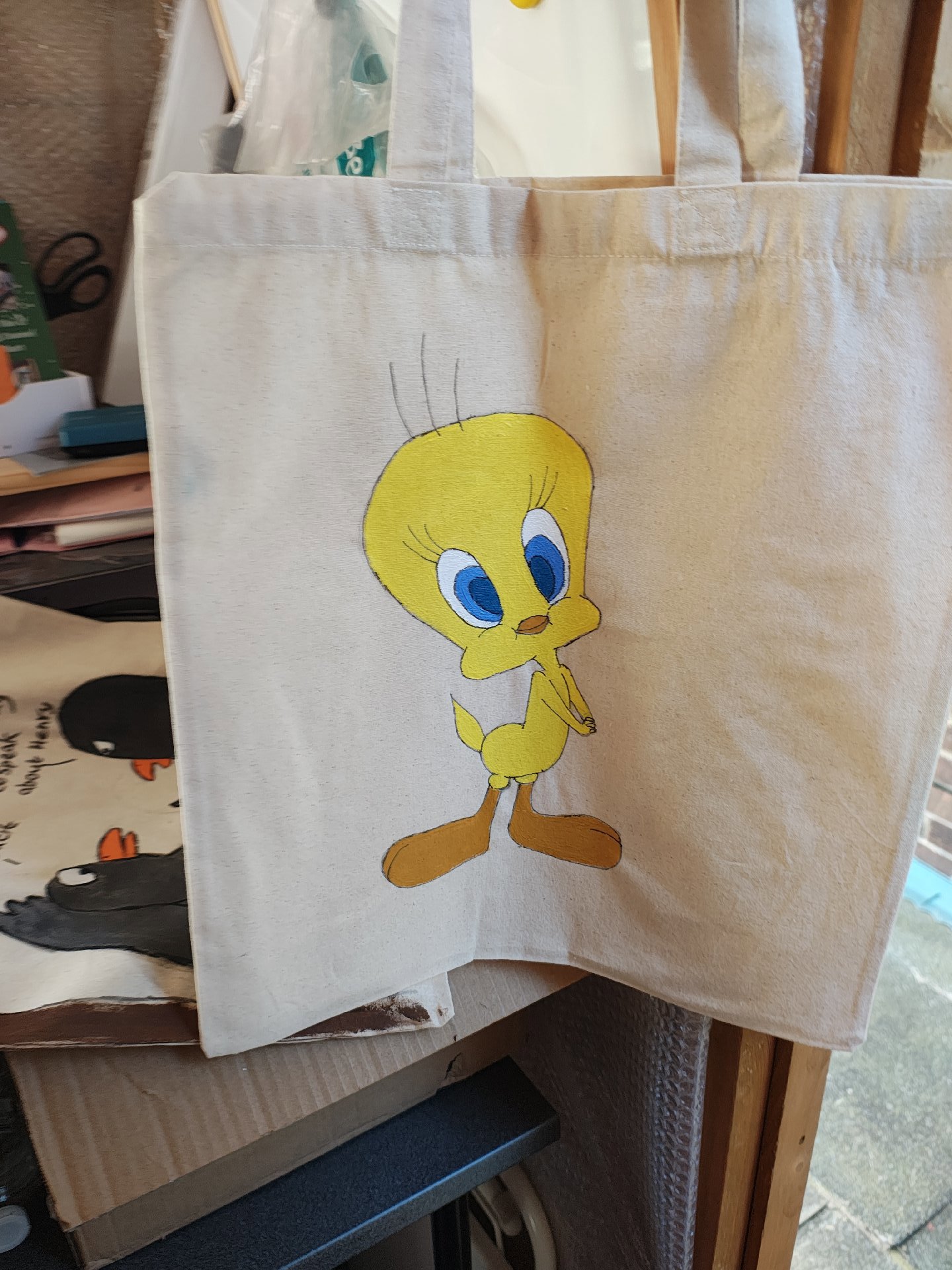 Tote bag with fun design , Unbranded, Tote, New condition — preloved on SilentSale®