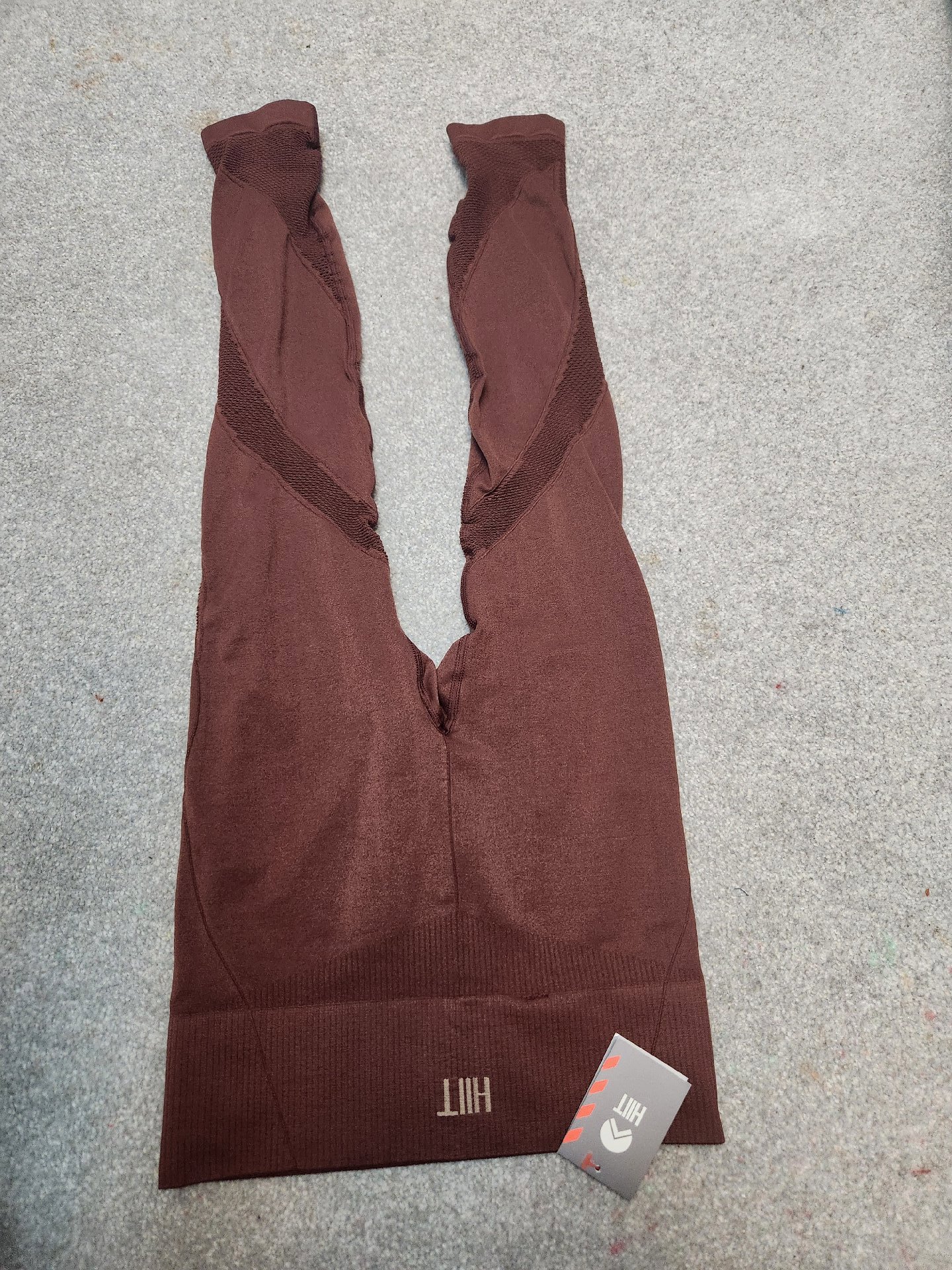HIIT Brown Seamless Leggings, Hiit, 6, New condition — preloved on SilentSale®