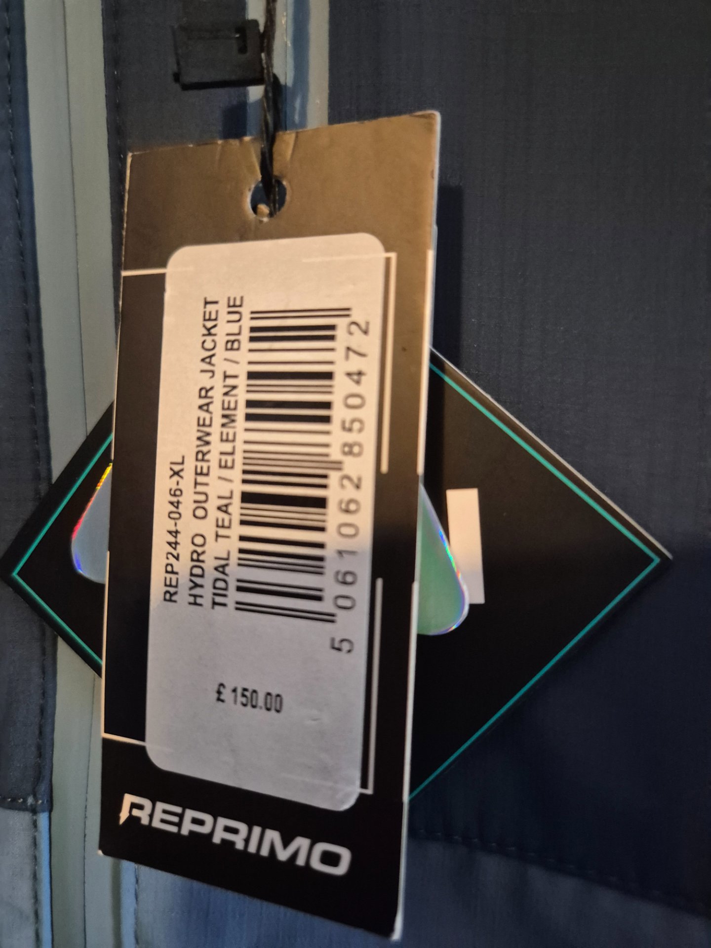 Reprimo Blue Lightweight Waterproof Jacket XL, Reprimo, XL, New condition — preloved on SilentSale®