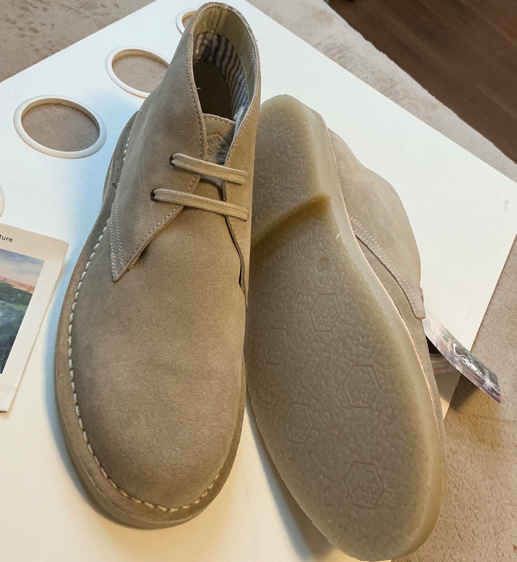 Lumberjack Beige Suede Desert Boots – UK 11, Lumberjack, 11, New condition — preloved on SilentSale®