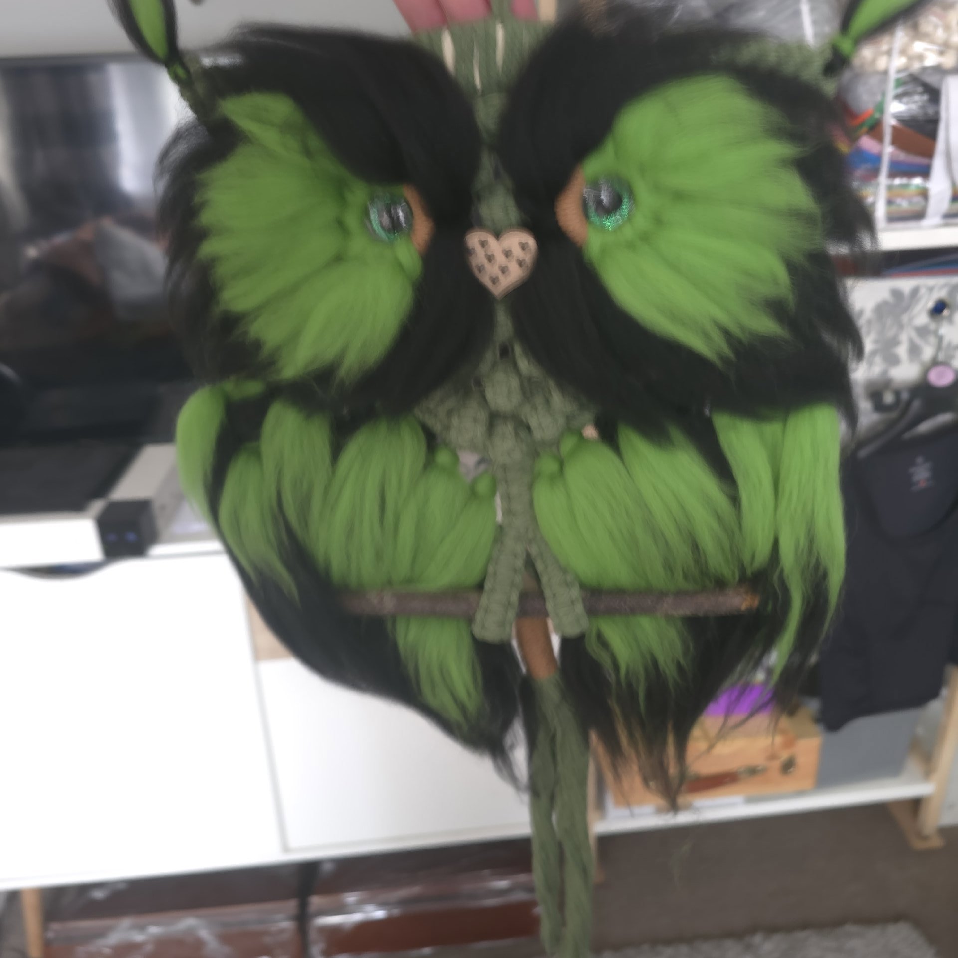 Macrame owl, Handmade, One Size, New condition — preloved on SilentSale®