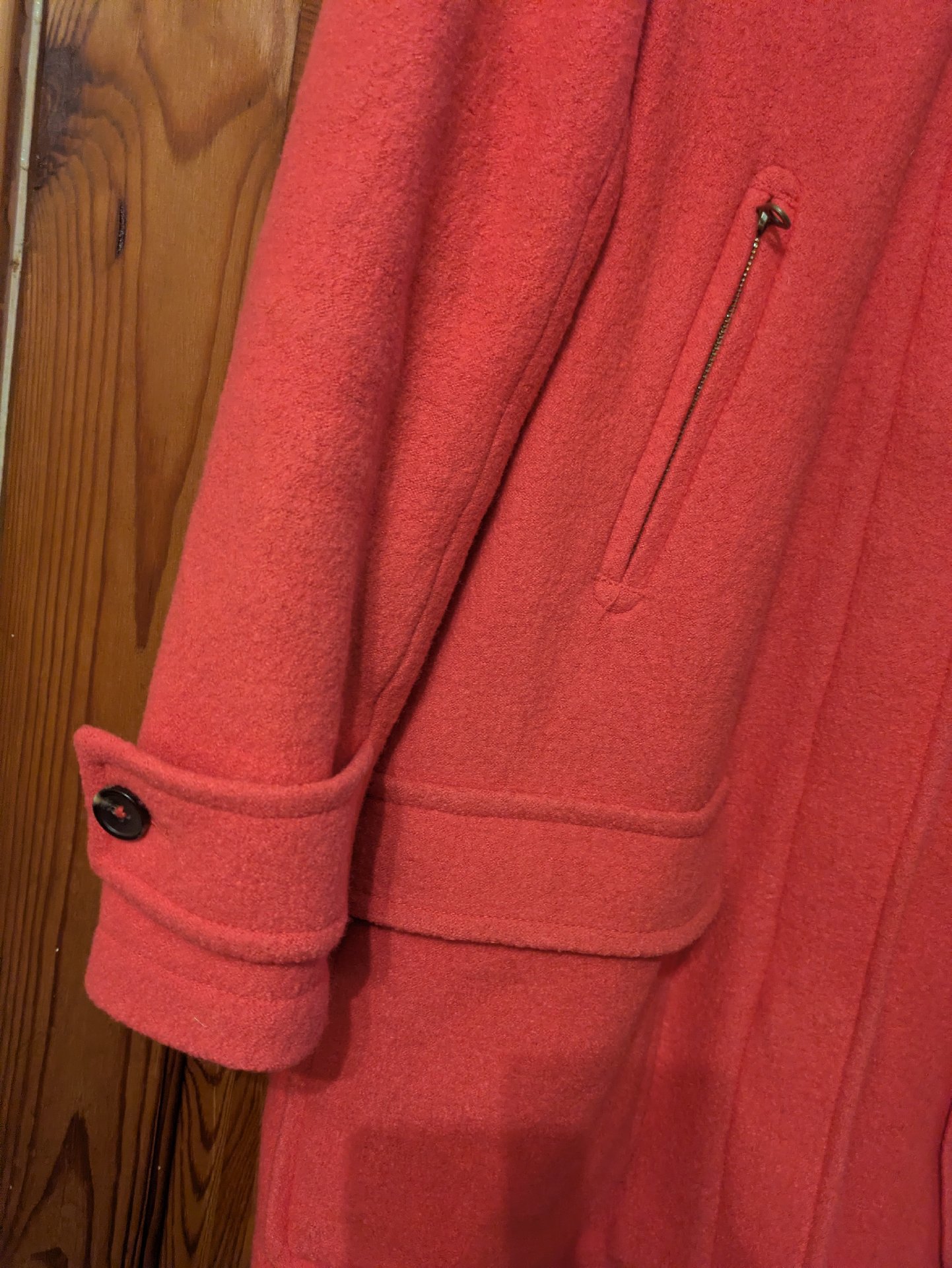 Joules Red Wool Blend Duffle Coat, Joules, 10, Excellent condition — preloved on SilentSale®