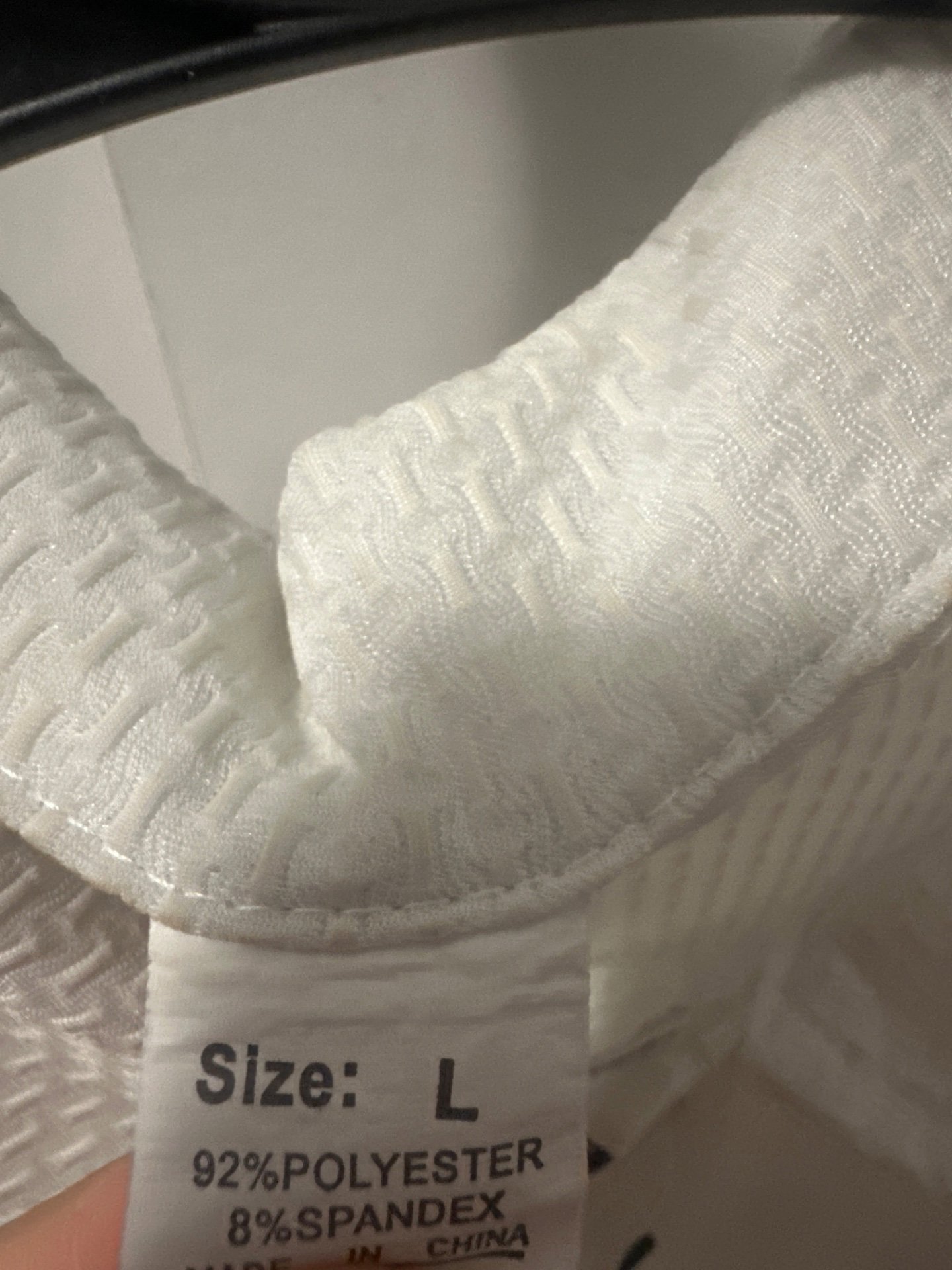 White Textured Polo Shirt, Unbranded, L, Excellent condition — preloved on SilentSale®