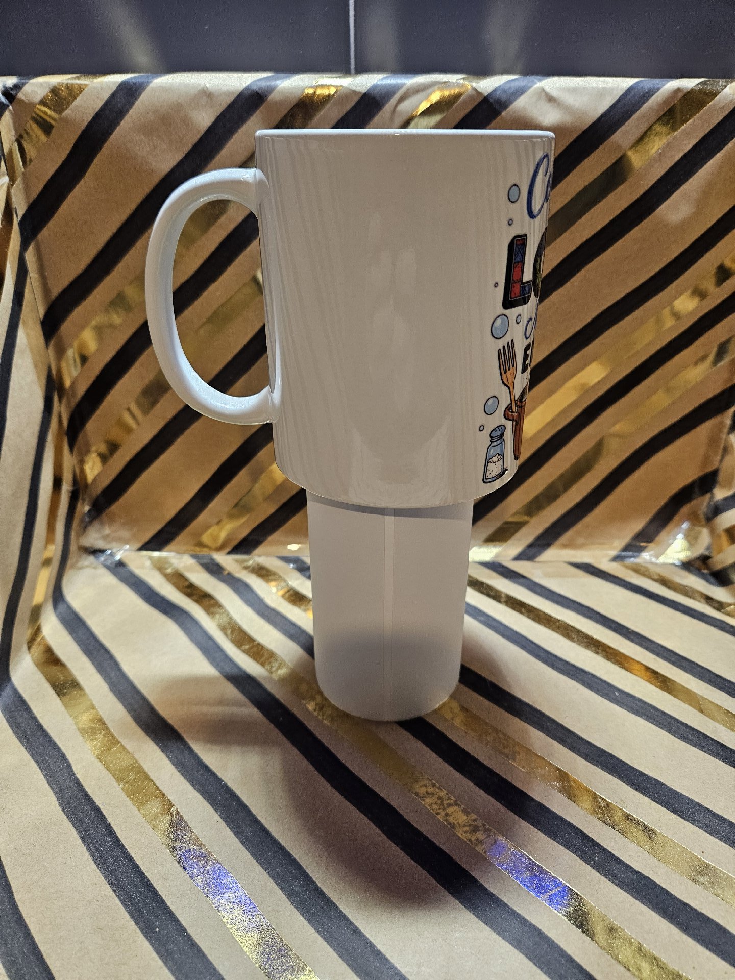 Cooking Is Love Made Edible Ceramic Mug, Unbranded, One Size, New condition — preloved on SilentSale®
