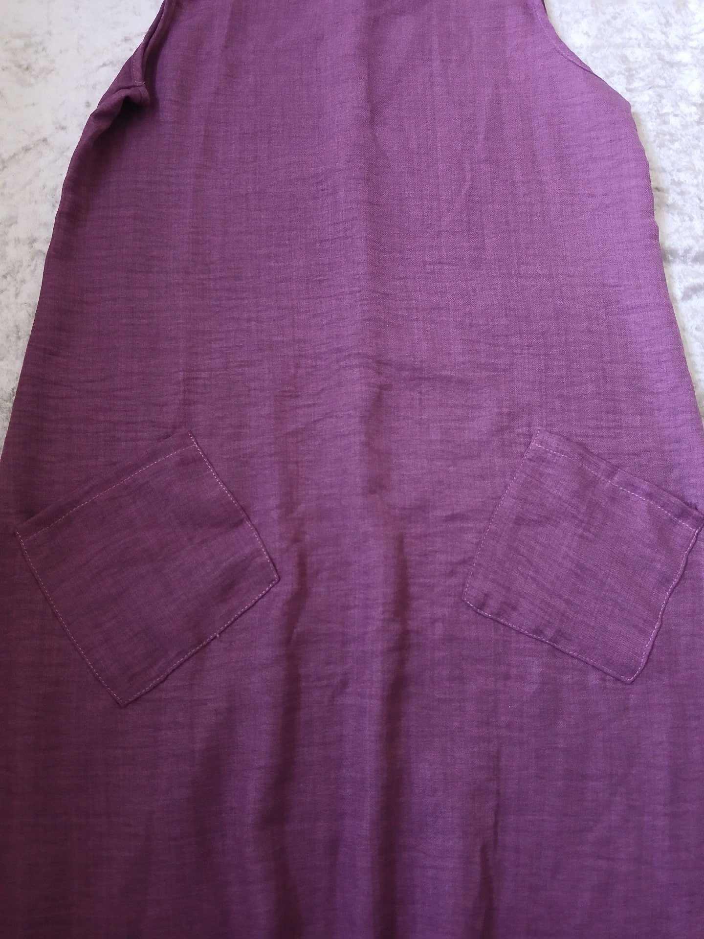 Plum Sleeveless Maxi Dress Size S — Whaleco, whaleco, S, Excellent condition — preloved on SilentSale®