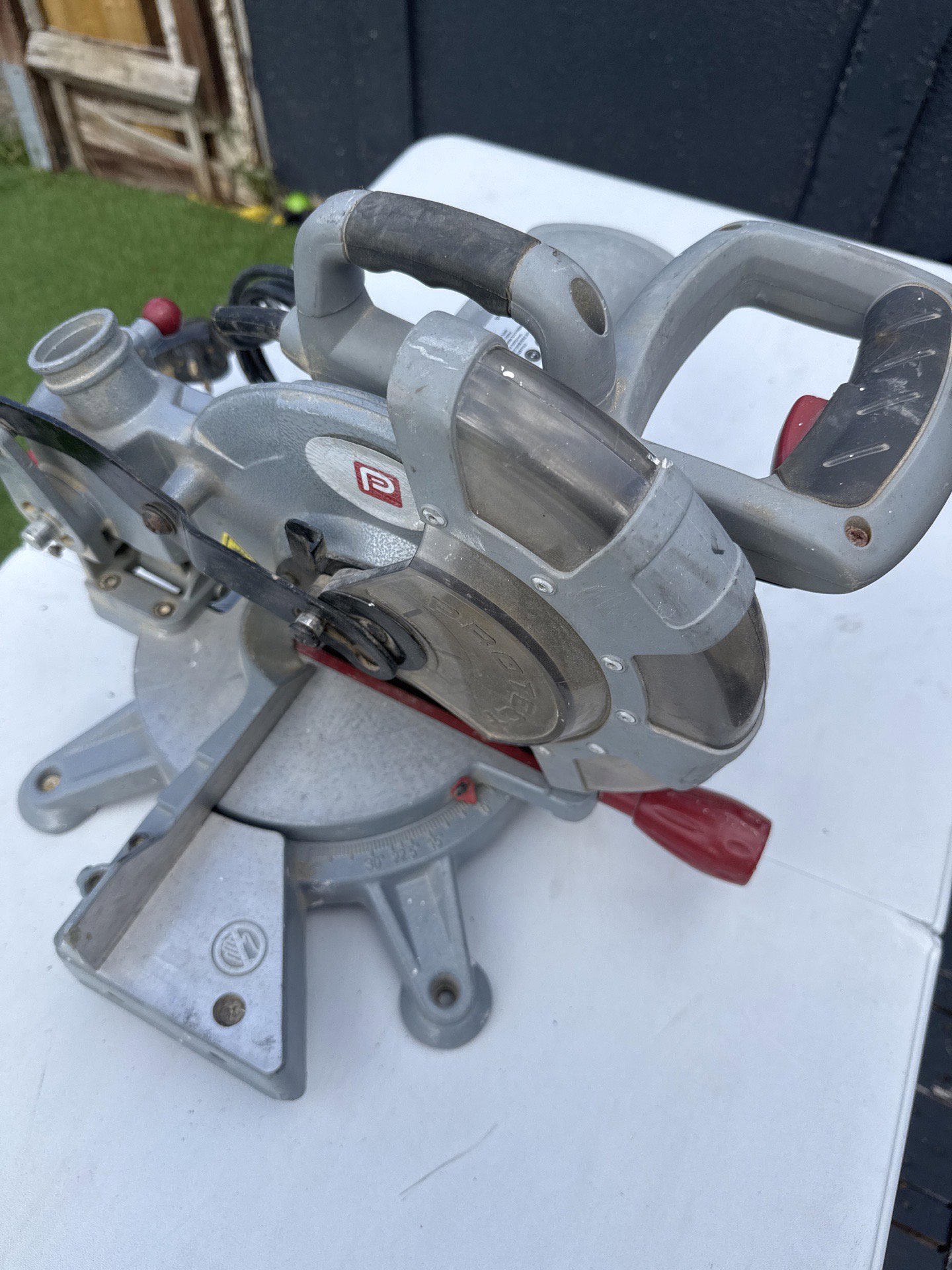 Parkside PCMS210L Compound Mitre Saw, Parkside, One Size, Good condition — preloved on SilentSale®