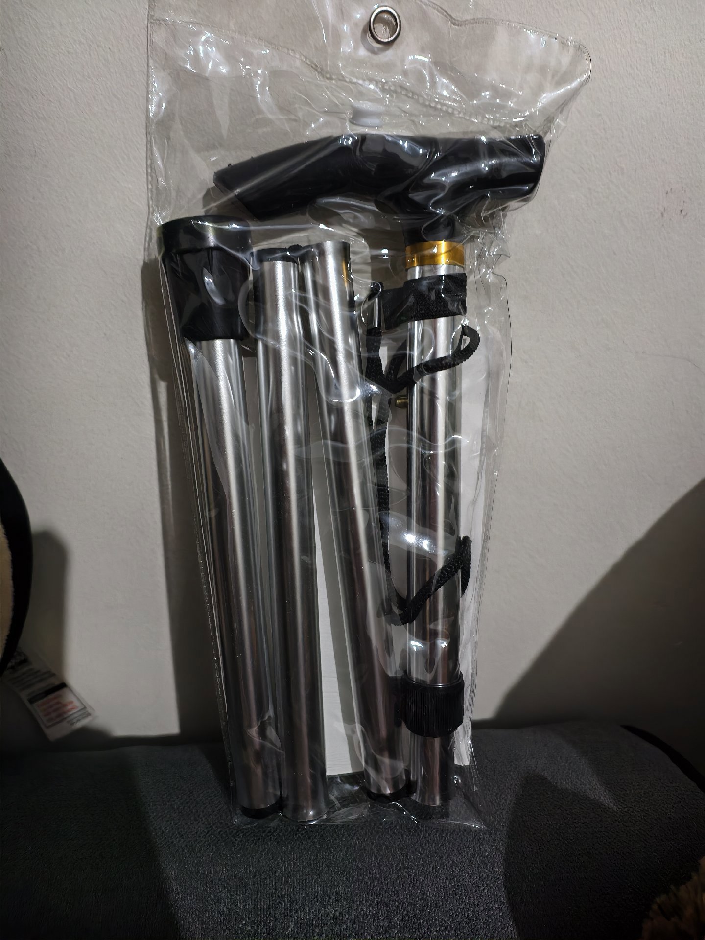 Portable Aluminium Folding Walking Stick Cane, Unbranded, Medium, New condition — preloved on SilentSale®