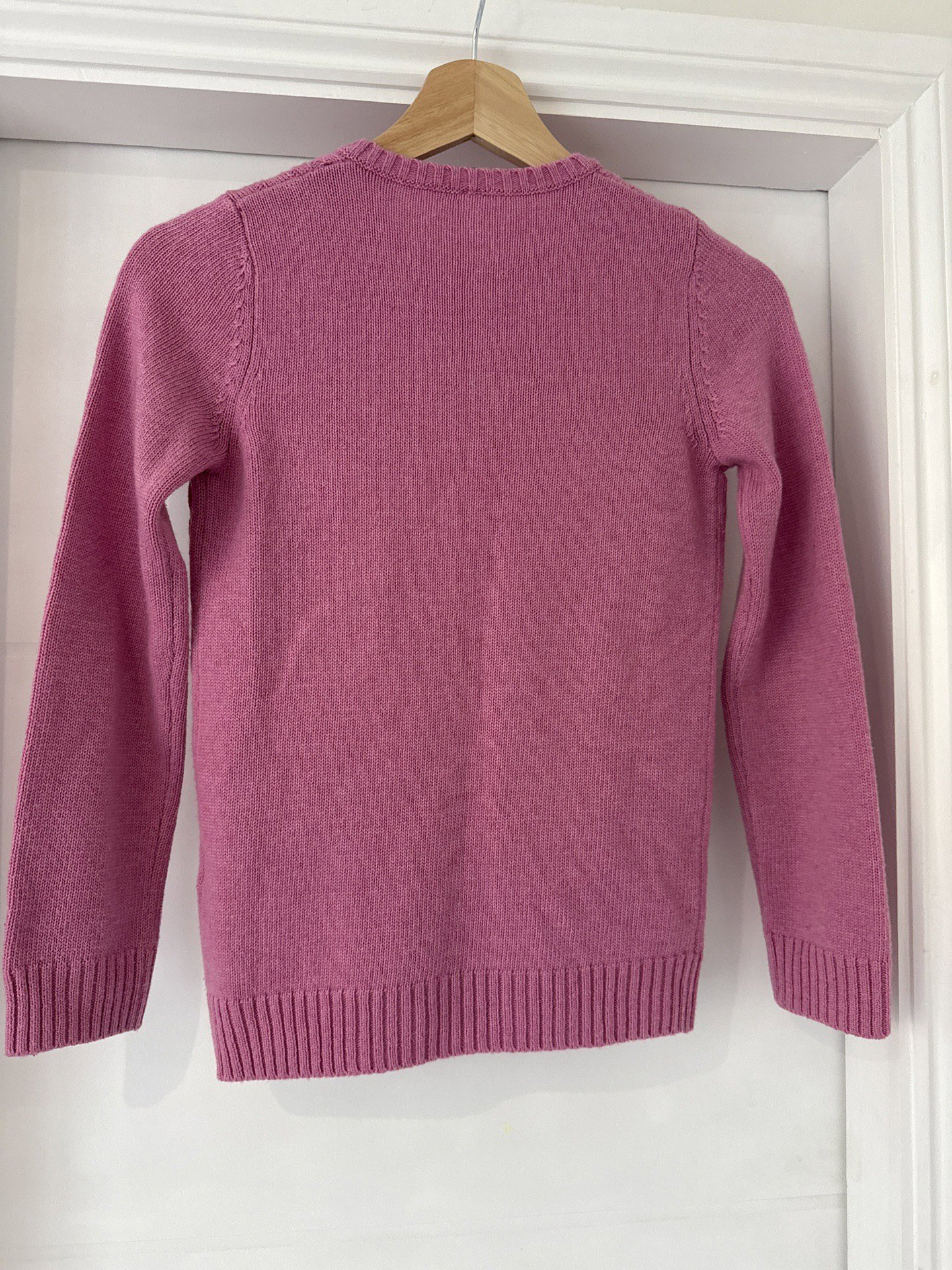 Benetton Pink Cable Knit Cardigan 10-11 Years, Benetton, 10-11 years, Excellent condition — preloved on SilentSale®