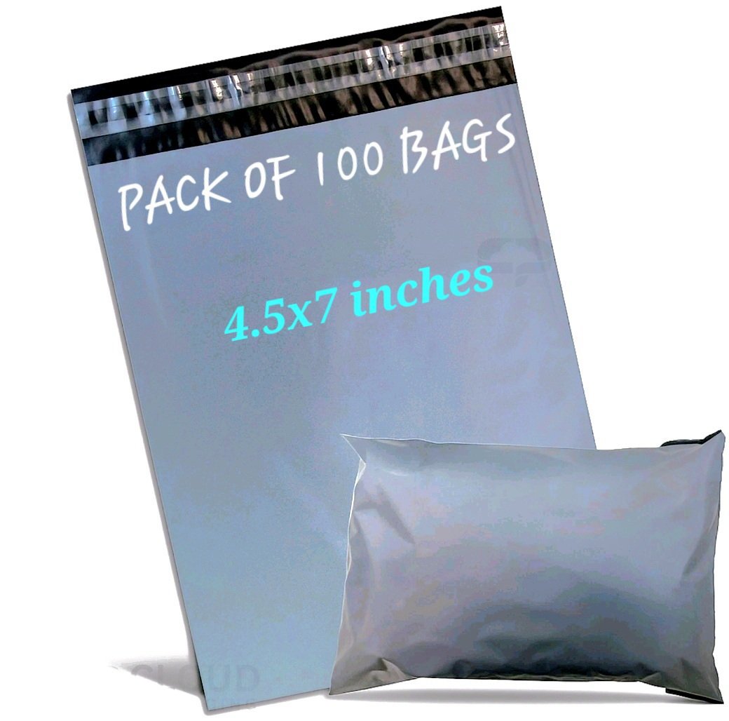Pack of 100 Black Self Seal Poly Mailer Bags 4.5x7 Inches, Unbranded, One Size, New condition — preloved on SilentSale®