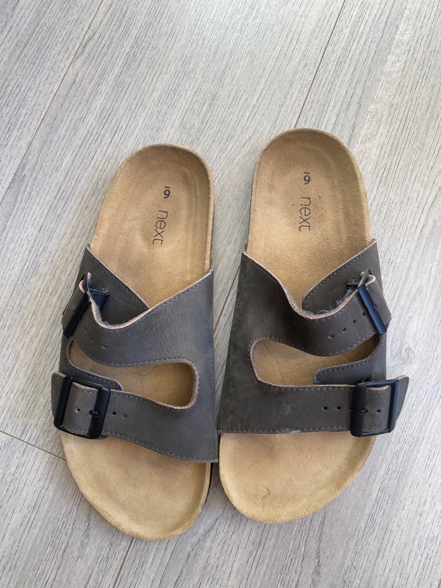 Next Brown Double Buckle Sandals – UK 6, Next, 6, Good condition — preloved on SilentSale®