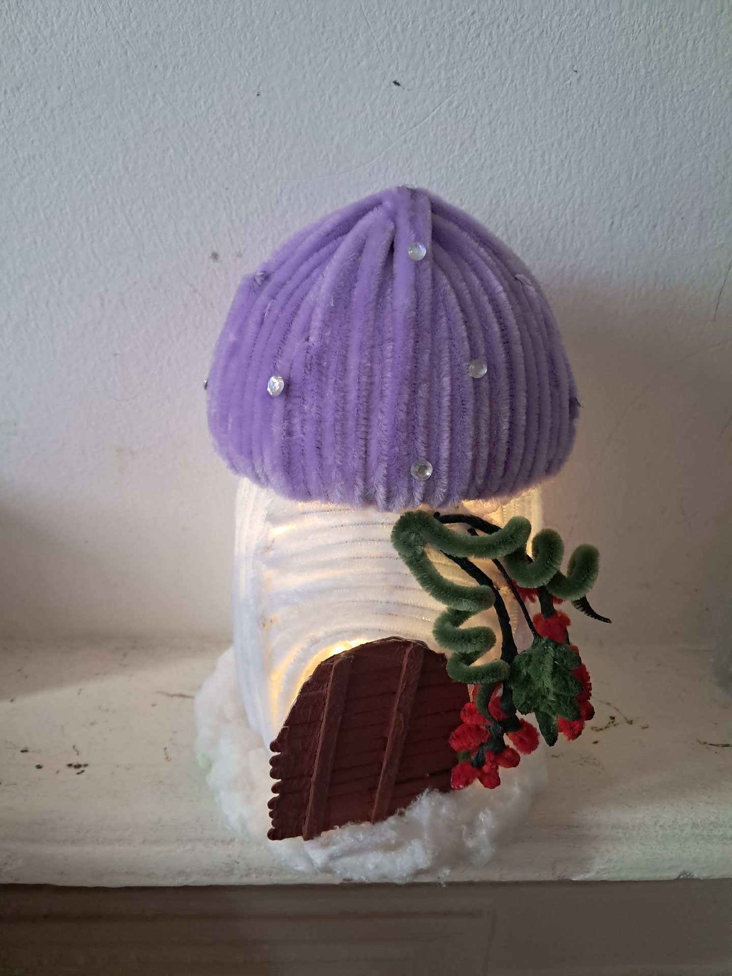 Purple Mushroom Fairy Light Decoration, Unbranded, Medium, Like New condition — preloved on SilentSale®
