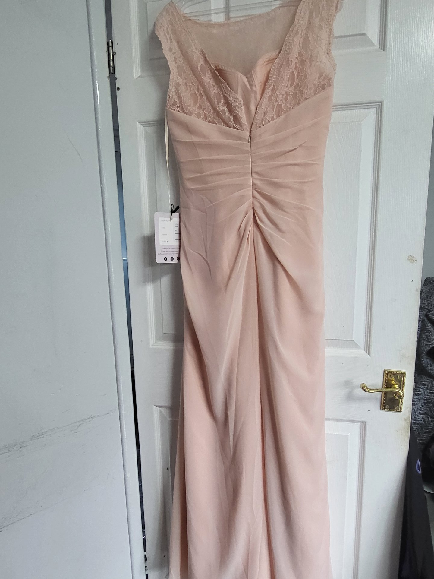 Tiffanys Lizzie Blush Lace Evening Dress – Size 16, Tiffanys, 16, New condition — preloved on SilentSale®
