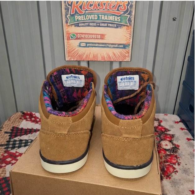 Etnies Men's Jefferson Mid SMU Brown Trainers UK 6, Etnies, 6, Excellent condition — preloved on SilentSale®