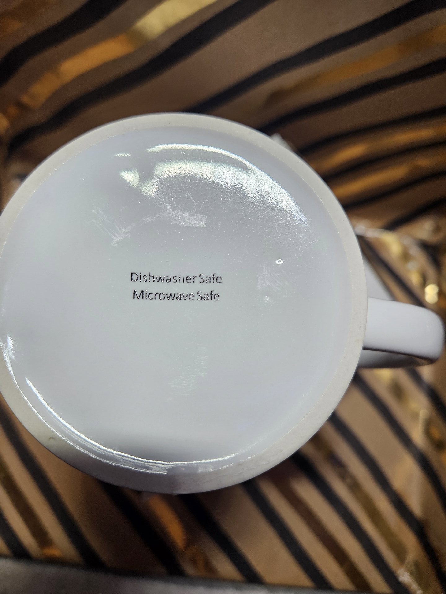White Ceramic Mug with 'Probably Late For Something' Print, Unbranded, One Size, New condition — preloved on SilentSale®