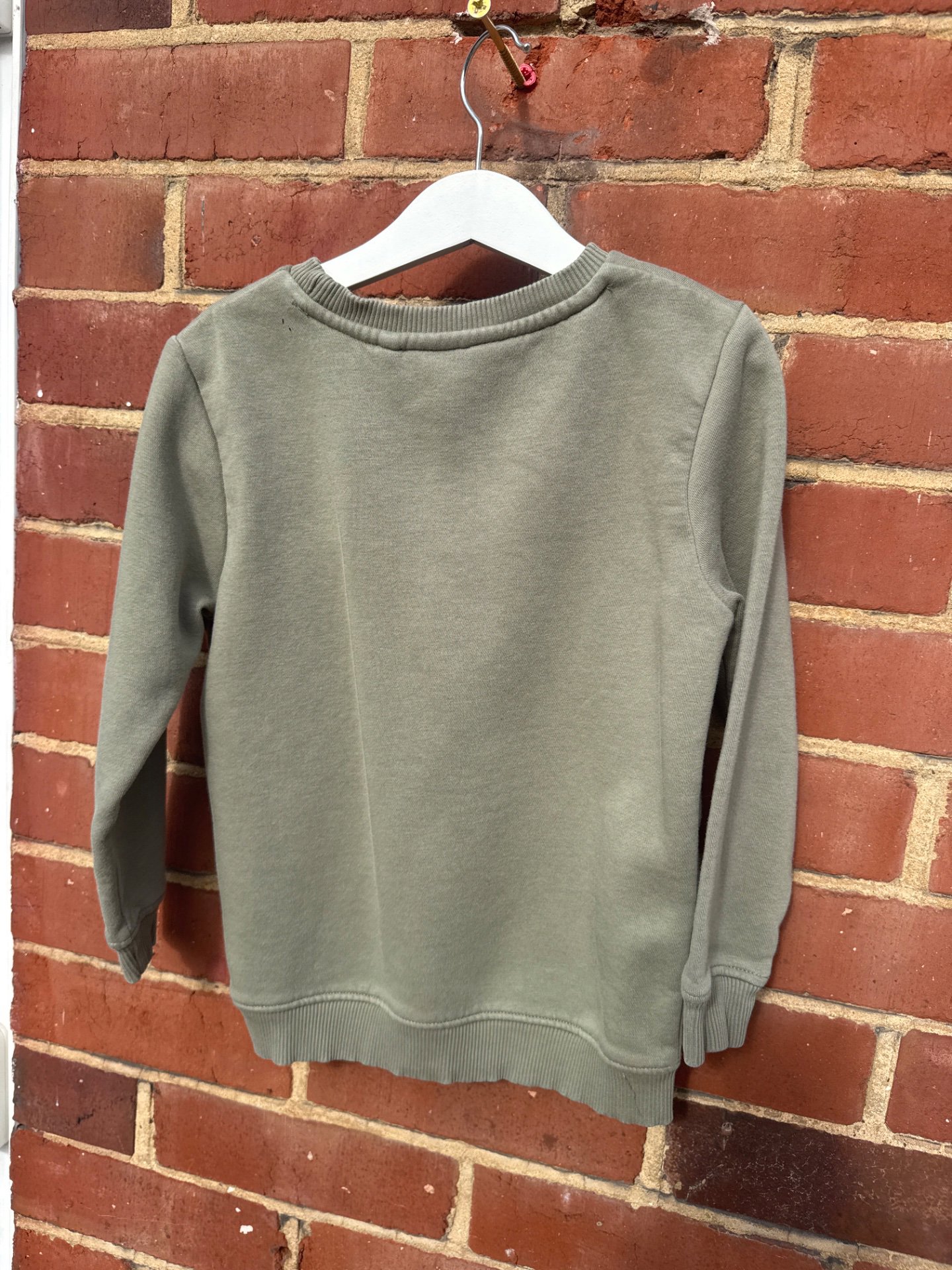 Green Slogan Sweatshirt – Size 5-6 , George, 5-6 years, Excellent condition — preloved on SilentSale®
