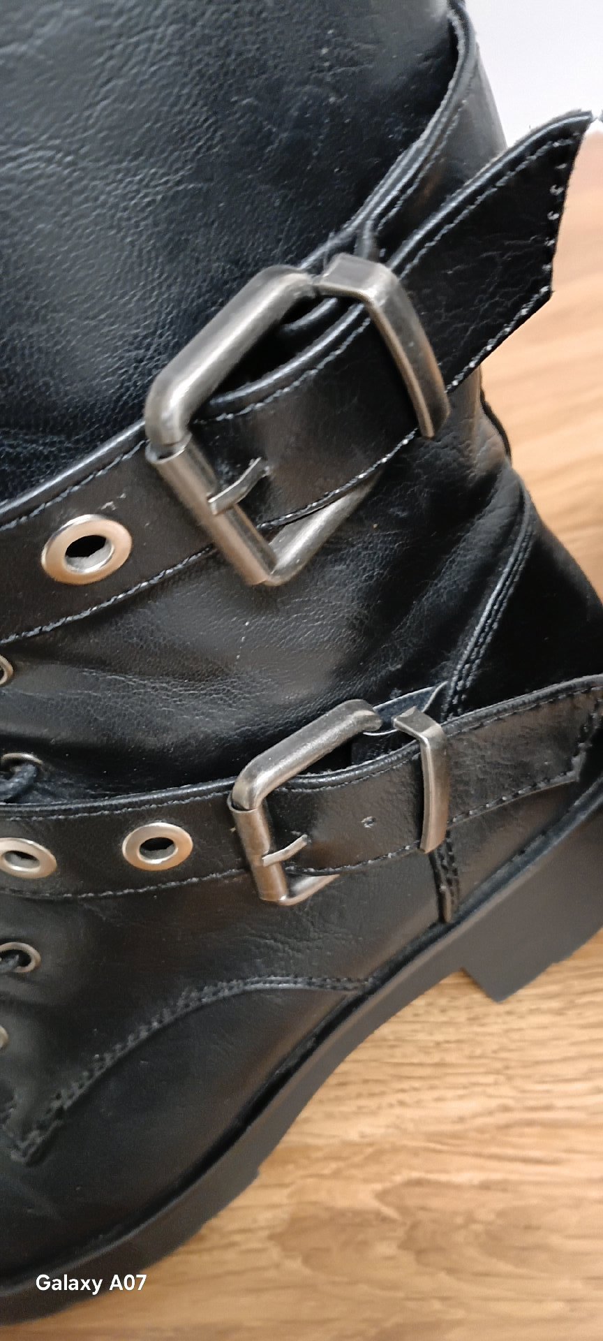 House Black Lace-Up Ankle Boots with Buckle – UK 6 / EU 39, House, 6, Good condition — preloved on SilentSale®