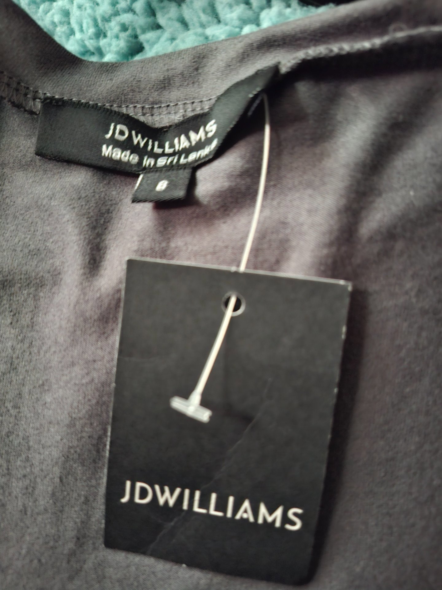 JD Williams Charcoal Long Sleeve Fit and Flare Dress – Size 8, JD Williams, 8, New condition — preloved on SilentSale®